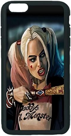 iPhone 6 plus/6S Plus TPU Case,[Alanbykk] Custom Design Precious Phone Case With Suicide Squad - Harley Quinn Black iPhone 6 plus/6S Plus TPU Cover Case
