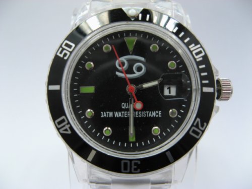 West Chester Watches Black Acrylic Toy Style Watch