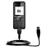 Klassisches USB Kabel f�r Sony Ericsson k205a mit Hot Sync und aufladen Einsatzm�glichkeiten - von Gomadic mit TipExchange Technology