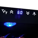 AKDY&reg; 16 Bottle Single Zone Thermoelectric Freestanding Wine Cooler Cellar Chiller Refrigerator Fridge Quiet Operation