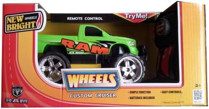 New Bright Wheels Remote Control Dodge Ram Custom Cruiser