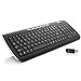 Easy-Connect Wireless 2.4Ghz Multimedia Keyboard for all Desktop and Notebook Computers - No Wires, Dependable Connection and Greater Reliability - Duracell Batteries Included