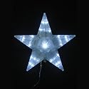 21cm White Led Tree Top Star -BC24
