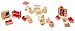 Lot complet de meubles et mobiliers en bois pour mini poupées ou Playmobil