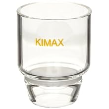 Kimble Kimax Glass Coarse Low Form Gooch Crucible, with Kimflow Fritted Disc