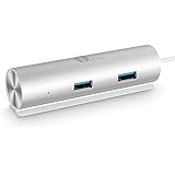 1byone Hot Sale USB 3.0 4 - Port Aluminum HUB with LEDs, Free drive & Support USB 3.0 Super Speed Rates Up to 5Gbps Transmission