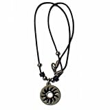 Tribal Sun for Perception Beaded Pendant with 16
