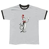 Dr Seuss - Cat Standing Ringer T-Shirt