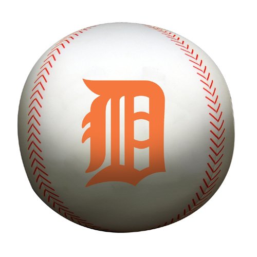 MLB Detroit Tigers 12-Inch Spandex Baseball Shaped Whoochie Pillow