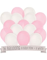 Toy: 16 Pack of Latex Balloons (8 Baby Pink & 8 White) - Big Dot of Happiness, LLC