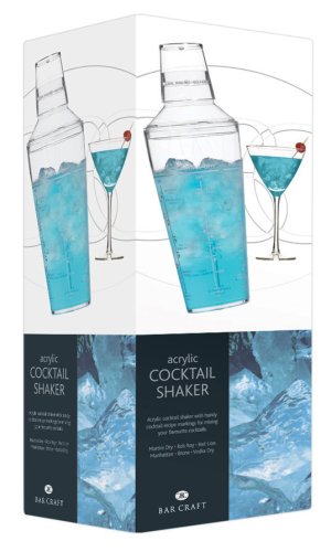 Childrens Toyshop  Kitchen & Housewares : Barcraft Acrylic Cocktail Shaker, 700ml