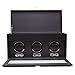 WOLF Heritage Triple Watch Winder with Storage
