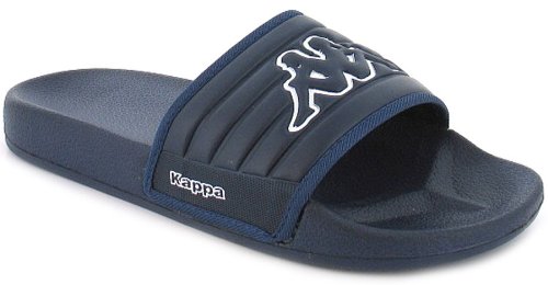 Mens/Gents Navy Kappa Slip On Mule Sandals Ideal For Holidays. - Navy/White - UK 9