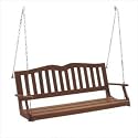 DC America SES902, Sequoia Porch Swing, Hardwood Finish