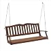 DC America SES902, Sequoia Porch Swing, Hardwood Finish
