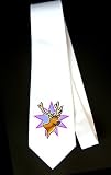 Party Decoration Necktie with head, deer, rack, antler, elk