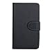kwmobile Elegant Synthetic Leather case for The Huawei Ascend G610 with Magnetic Fastener and Stand Function in Black