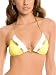 GUESS Sugar Baby Triangle Bra, YELLOW (M)