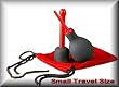 Mini Small Compact Travel 2 pc Enema Anal and Rectal Syringe Douche with Storage Pouch