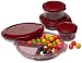 Superseal 10 Piece Storage Set, Cranberry