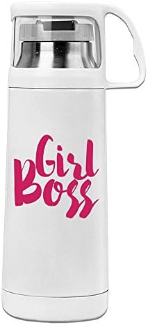 Starbks Girl Boss Stainless Steel Vacuum Insulated Water Bottle White