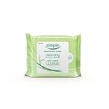 Simple Cleansing Facial Wipes, 25 Count (Pack of 2)