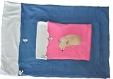 Lou's Doggie Boutique Dog Sleeping Bag, Blanket, Bed PINK LARGE