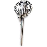 GOT House Of Lannister, Antique Silver Tone Hand Of The King Brooch