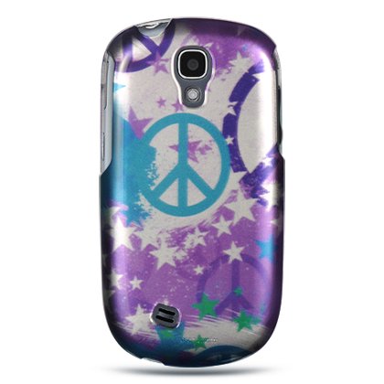 Purple with star and peace sign design phone case for the Samsung Gravity Smart Purple with star and peace sign design phone case for the Samsung Gravity Smart