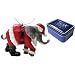 Santa Elephant Ornament in Tin by Westland Giftware