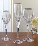 Mikasa Flame D'Amore Platinum Wine Glass