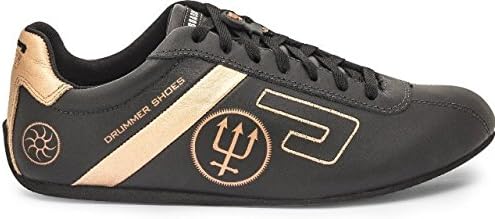 Drummer Shoes Neil Peart Series, Black & Gold - Size 10