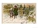 Children Take Christmas Gifts to Underprivileged Villagers Art Giclee Poster Print by...