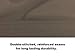 Comfort Crazy Body Pillow Case, 100% Cotton, 400 Thread Count Cover for 20x54 Body Pillow, Taupe