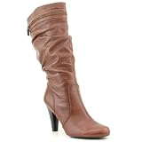 GUESS Women's Peter Boot,Medium Brown Leather,7.5 M US (Apparel)
