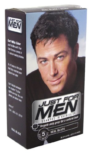 Buy Just For Men Shampoo in Natural Real Black Color (Case of 6)