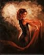 flamenco dancer painting