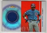 2003 Topps Finest Sammy Sosa Game Used Jersey Baseball Card