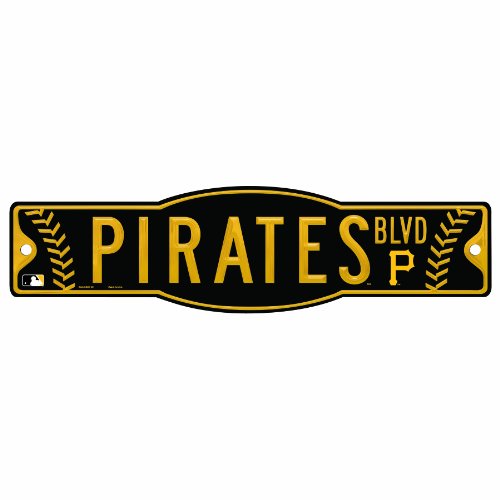 MLB Pittsburgh Pirates 4.5-by-17 Sign