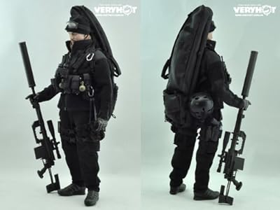 VERYHOT 1/6 アクションフィギュア 装備品セット US PMC Black Action