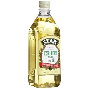STAR Extra Light Olive Oil, 44-Ounce Plastic Bottle by Star