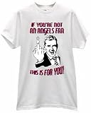MAN FLIPPING BIRD IF YOURE NOT AN ANGELS FAN THIS IS FOR YOU BASEBALL T SHIRT jersey