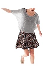 Sleeveless Tank Scoop Neck Short Acrylic/Cotton/Polyester/Knit Floral Print  Dress