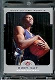 2006-07 Fleer # 204 Rudy Gay Memphis Grizzlies Basketball Rookie Card - Mint Condition - In Protective Display Case !