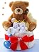 Baseball Bear Sports Themed Diaper Cake for Boys - Unique Baby Shower Gift Id...