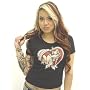 Lucky 13 Hot Rod Honey Babydoll Tee Pin Up Girl Shirt Small - XXL