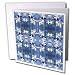 Florene Sixties - Blue and White Star Tye Dye - Greeting Cards-12 Greeting Cards with envelopes