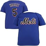 New York Mets Newborn #5 David Wright Royal Blue Player Name & Number T-shirt