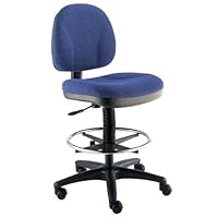 Office Master BC41 Charcoal Fabric Basic Function Drafting Bar Counter Stools Chairs