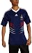 adidas Men's France Home Jersey (Mid Blue, Medium)